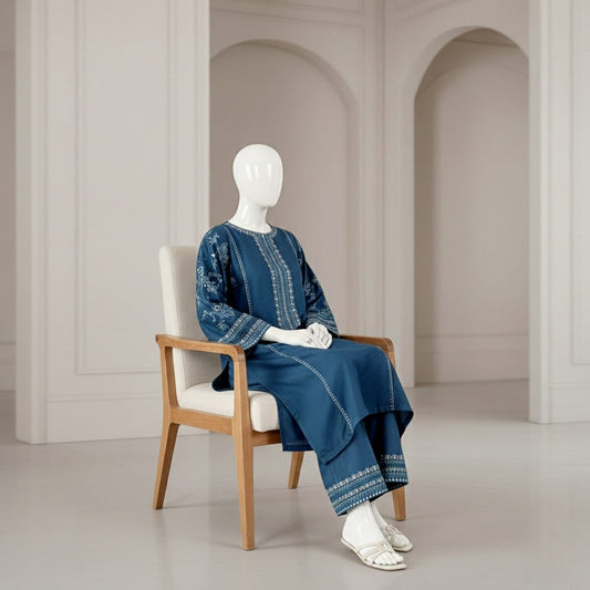 Unstitched embroidery 2pc CODE ZX2004