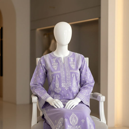 Unstitched embroidery 2pc CODE; ZX2002