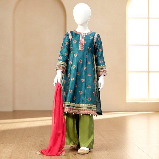 Lawn Eid collection 3pc kids code AC502