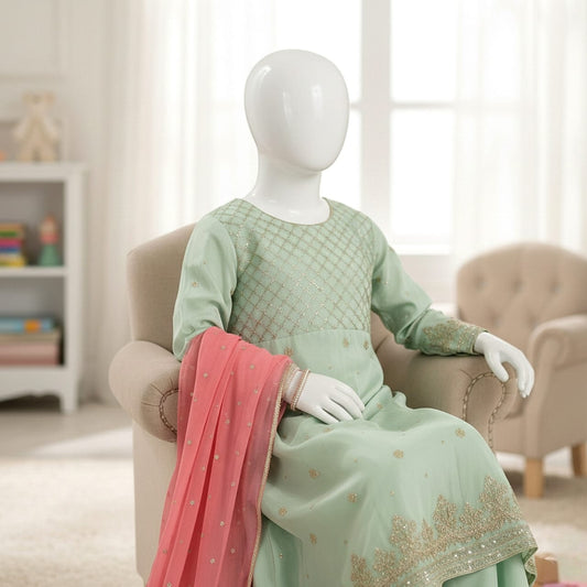 Lawn Eid collection 3pc kids code AC505