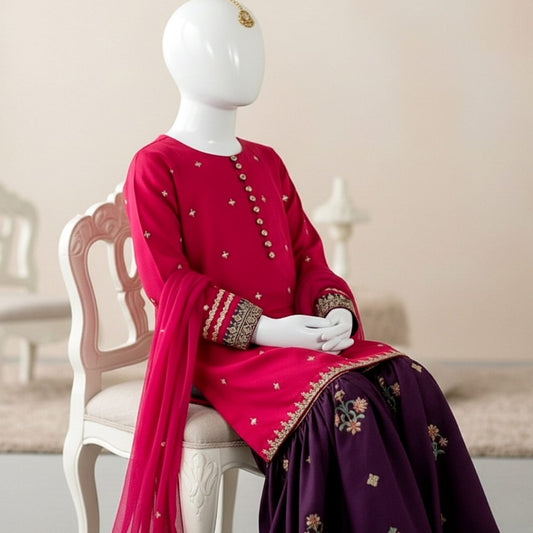 Lawn Eid collection 3pc kids code AC507