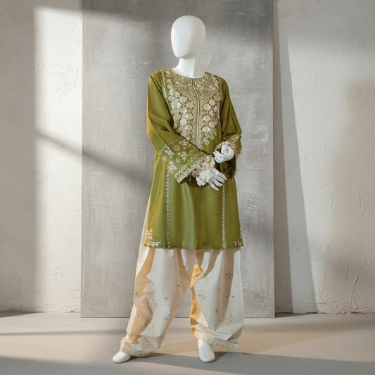 Unstitched embroidery 2pc CODE ZX2003